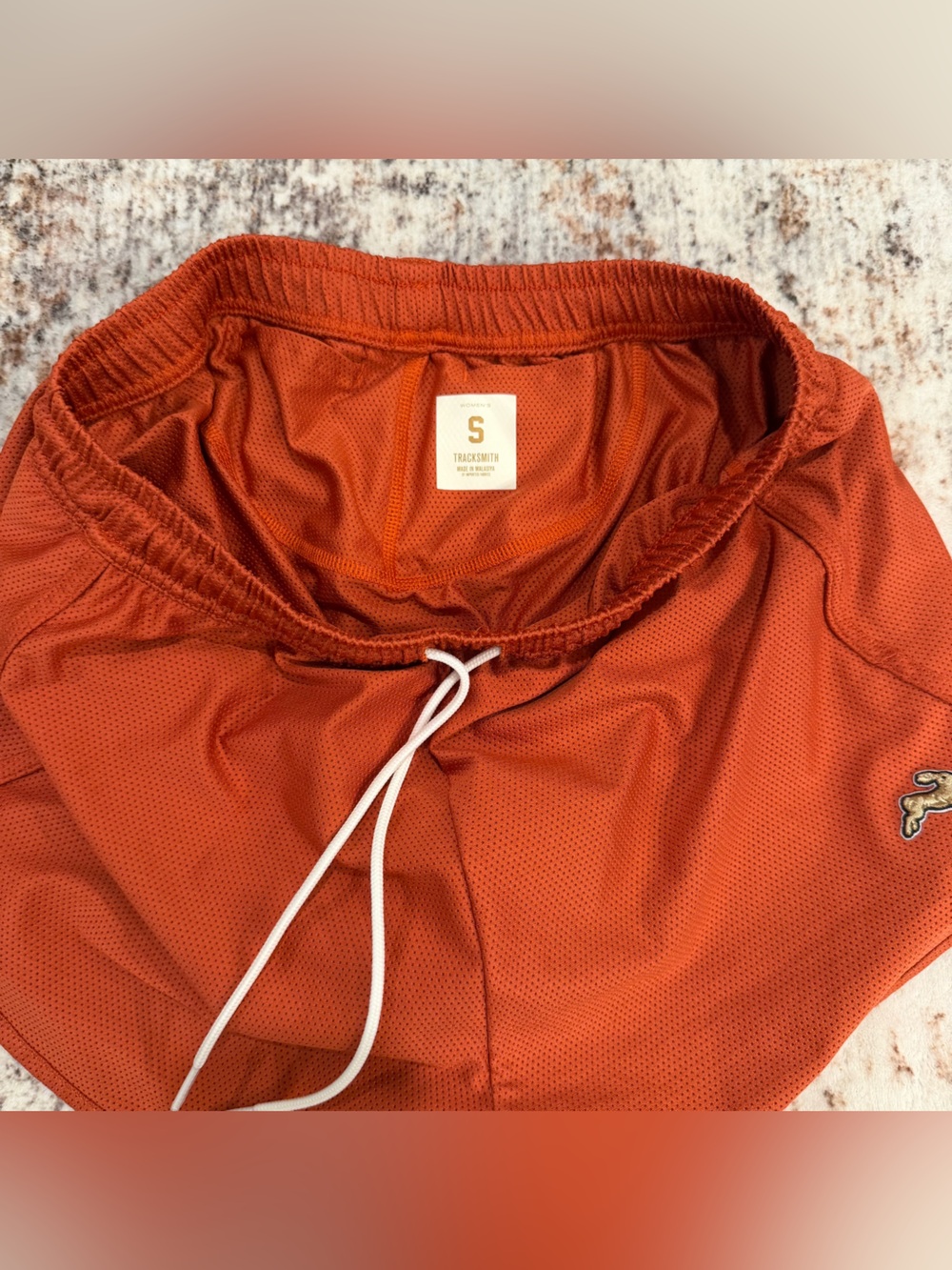 Tracksmith, Running Tank Top and Shorts Set, Orange | Women’s Small - Picture 10 of 13